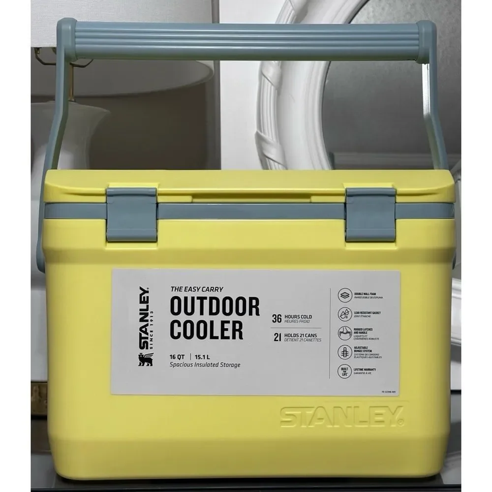 STANLEY Adventure 16 Qt‎ Easy-Carry Cooler, POMELO YELLOW - Picture 2 of 10
